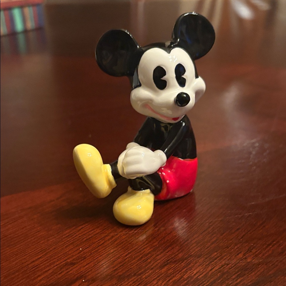 Vintage Classic Black & Red MickeyMouse Figurine made in Japan